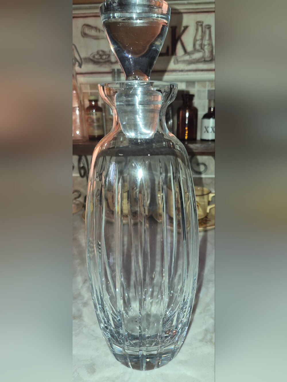 Crystal Whiskey Decanter & Stopper
